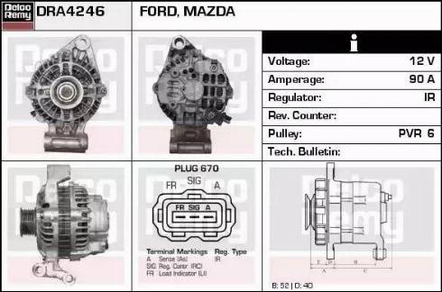 Remy DRA4246 - Alternator furqanavto.az