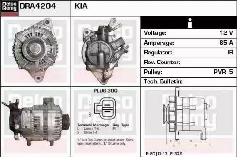 Remy DRA4204 - Alternator furqanavto.az