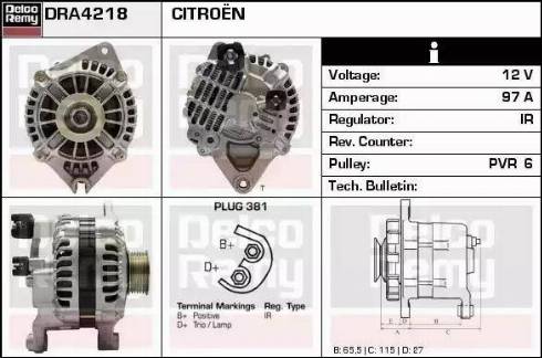 Remy DRA4218 - Alternator furqanavto.az