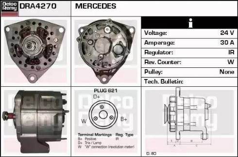 Remy DRA4270 - Alternator furqanavto.az