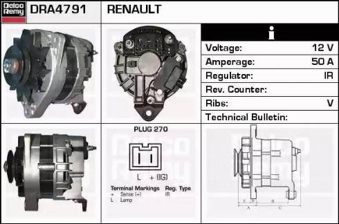Remy DRA4791 - Alternator furqanavto.az