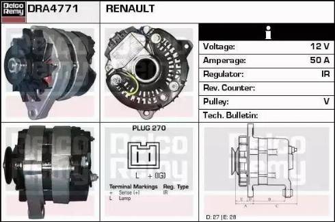 Remy DRA4771 - Alternator furqanavto.az