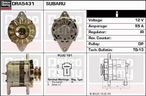 Remy DRA5431 - Alternator furqanavto.az