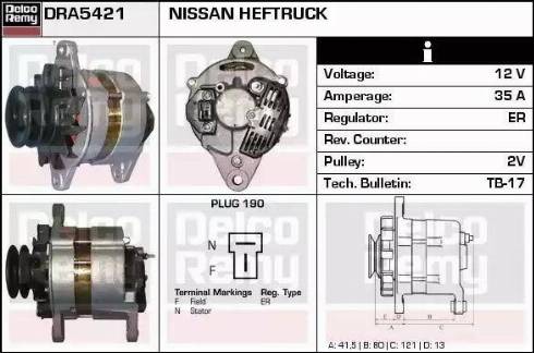 Remy DRA5421 - Alternator furqanavto.az