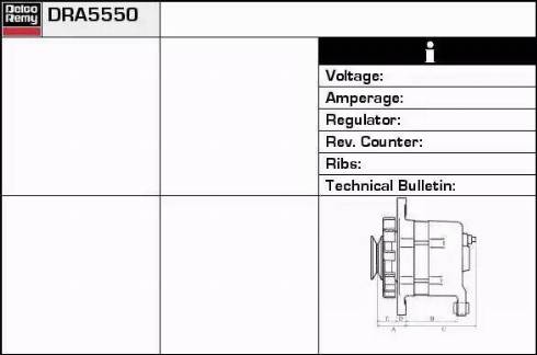 Remy DRA5550 - Alternator furqanavto.az