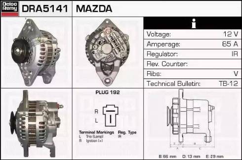 Remy DRA5141 - Alternator furqanavto.az