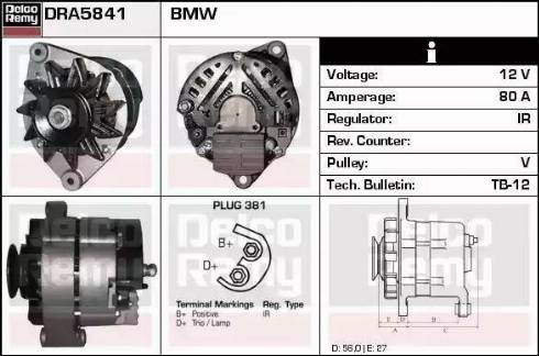 Remy DRA5841 - Alternator furqanavto.az