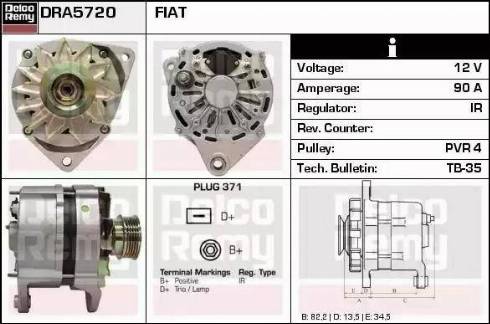 Remy DRA5720 - Alternator furqanavto.az