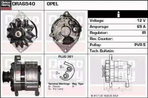 Remy DRA6540 - Alternator furqanavto.az