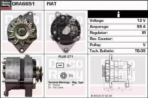 Remy DRA6651 - Alternator furqanavto.az