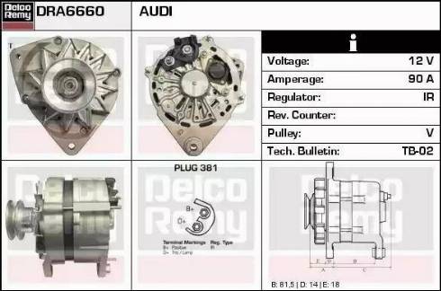 Remy DRA6660 - Alternator furqanavto.az