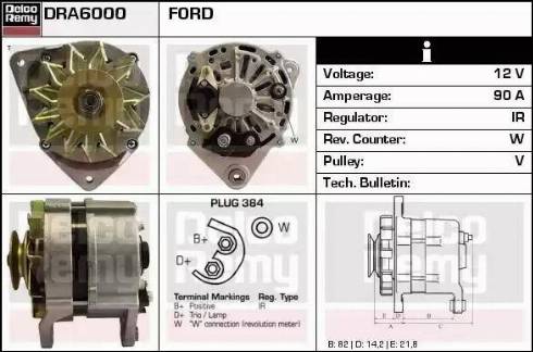 Remy DRA6000 - Alternator furqanavto.az