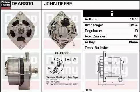 Remy DRA6800 - Alternator furqanavto.az