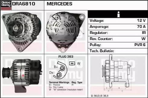 Remy DRA6810 - Alternator furqanavto.az