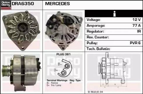 Remy DRA6350 - Alternator furqanavto.az