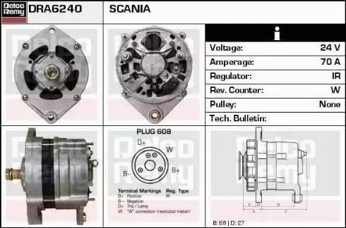 Remy DRA6240 - Alternator furqanavto.az