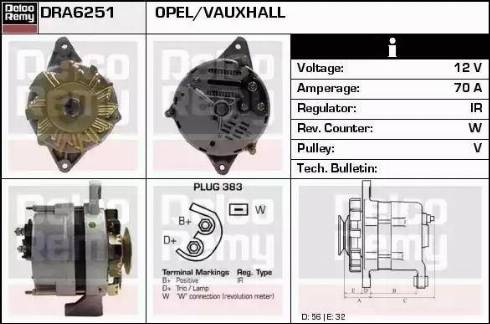 Remy DRA6251 - Alternator furqanavto.az