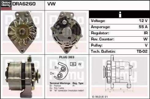 Remy DRA6260 - Alternator furqanavto.az