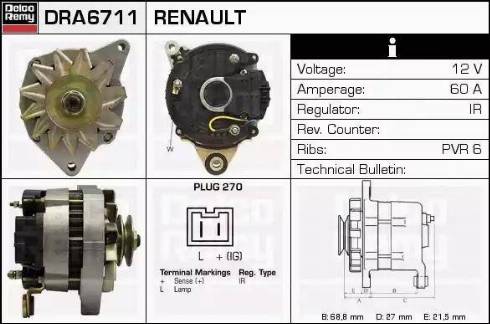 Remy DRA6711 - Alternator furqanavto.az