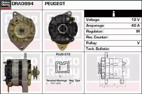 Remy DRA0994 - Alternator furqanavto.az