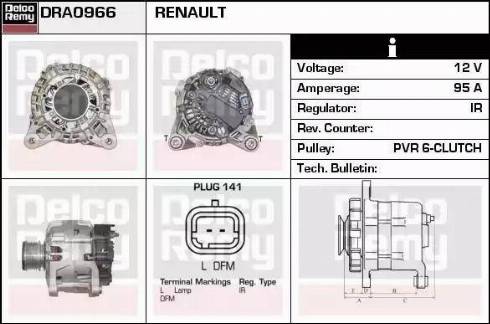 Remy DRA0966 - Alternator furqanavto.az