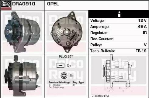 Remy DRA0910 - Alternator furqanavto.az