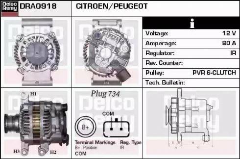 Remy DRA0918 - Alternator furqanavto.az