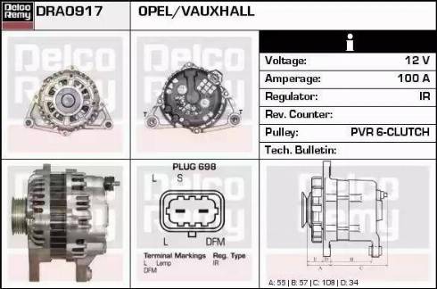 Remy DRA0917 - Alternator furqanavto.az