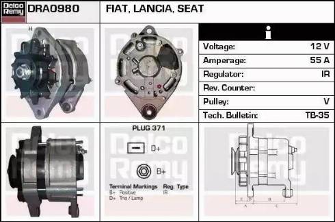 Remy DRA0980 - Alternator furqanavto.az