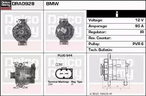 Remy DRA0928 - Alternator furqanavto.az