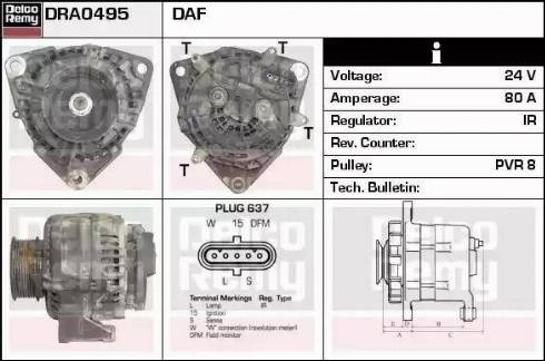 Remy DRA0495 - Alternator furqanavto.az