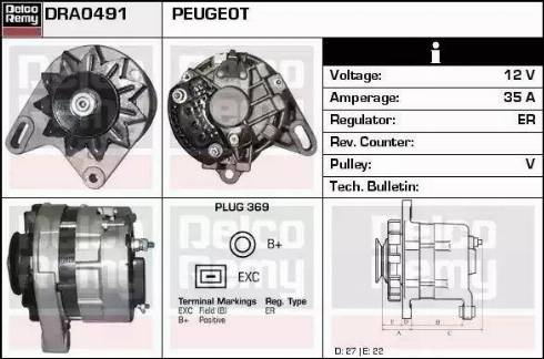 Remy DRA0491 - Alternator furqanavto.az