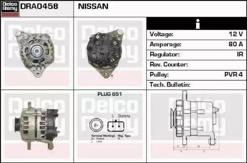 Remy DRA0458 - Alternator furqanavto.az