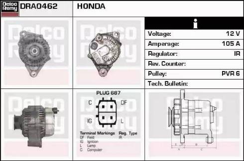 Remy DRA0462 - Alternator furqanavto.az