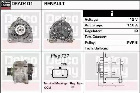 Remy DRA0401 - Alternator furqanavto.az