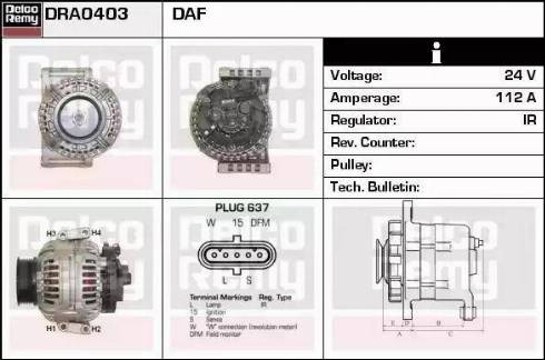 Remy DRA0403 - Alternator furqanavto.az