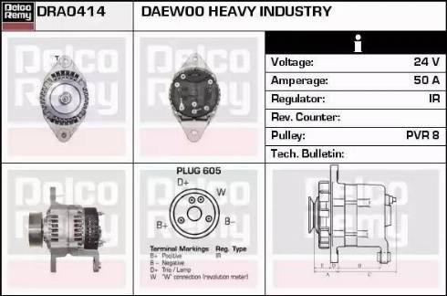 Remy DRA0414 - Alternator furqanavto.az