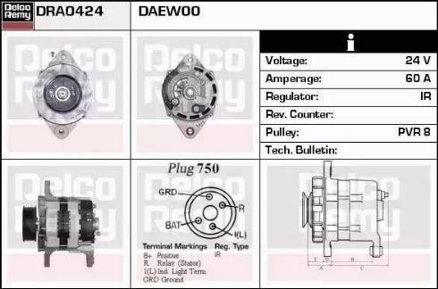 Remy DRA0424 - Alternator furqanavto.az