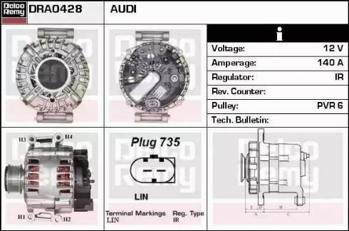 Remy DRA0428 - Alternator furqanavto.az