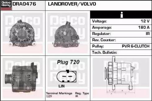 Remy DRA0476 - Alternator furqanavto.az