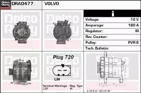 Remy DRA0477 - Alternator furqanavto.az