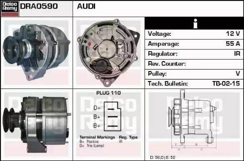 Remy DRA0590 - Alternator furqanavto.az