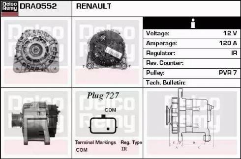 Remy DRA0552 - Alternator furqanavto.az
