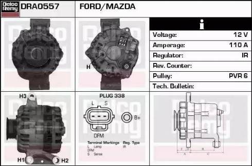 Remy DRA0557 - Alternator furqanavto.az