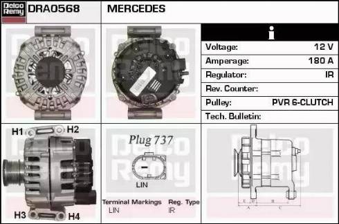 Remy DRA0568 - Alternator furqanavto.az