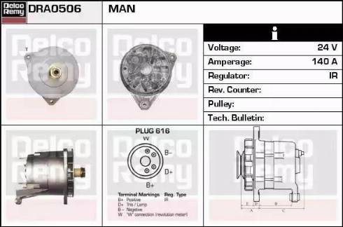 Remy DRA0506 - Alternator furqanavto.az