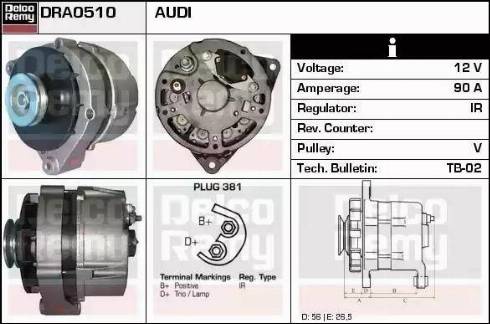 Remy DRA0510 - Alternator furqanavto.az