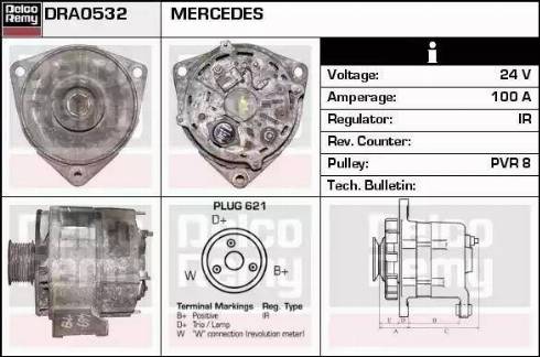 Remy DRA0532 - Alternator furqanavto.az