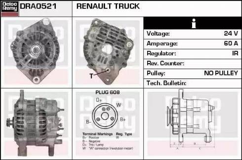 Remy DRA0521 - Alternator furqanavto.az