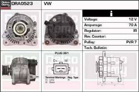 Remy DRA0523 - Alternator furqanavto.az